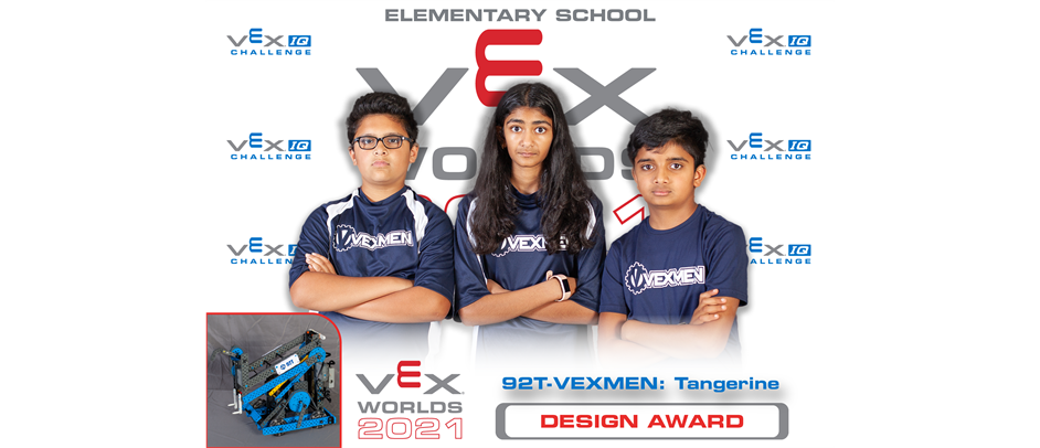 2021 VEX WORLDS VIQC Elementary School Design Award